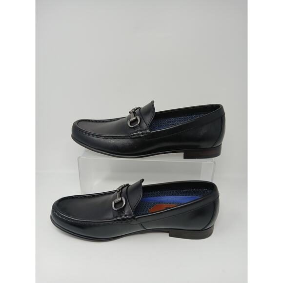Vince Camuto Caelan Slip On Horsebit Loafer Shoes Men\'s Sz US 11M Black Leather main image 14